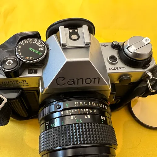 Canon AE-1 Program 35mm Camera body & 50mm F 1.4 FD mount Lens