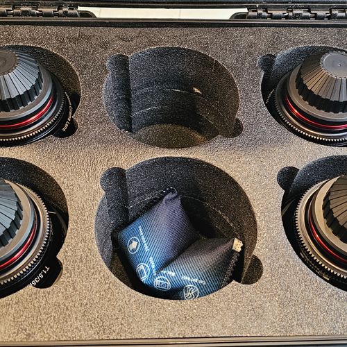 6PC Xeen Cinema Lens Kit w/Xeen Rolling Hard Case