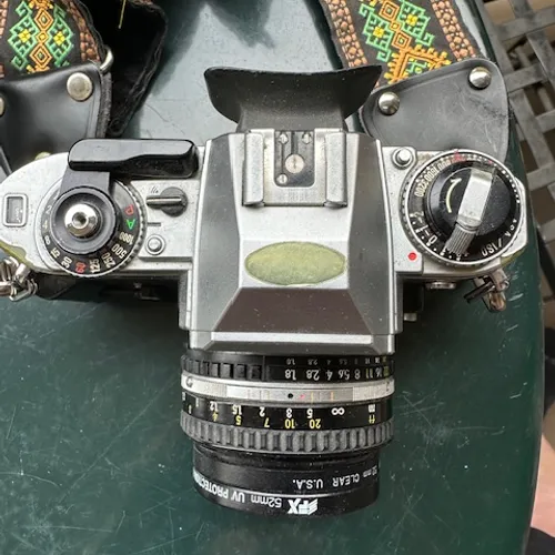 thumbnail-1 for Nikon FG Film Camera with 50 mm, 1:1.8