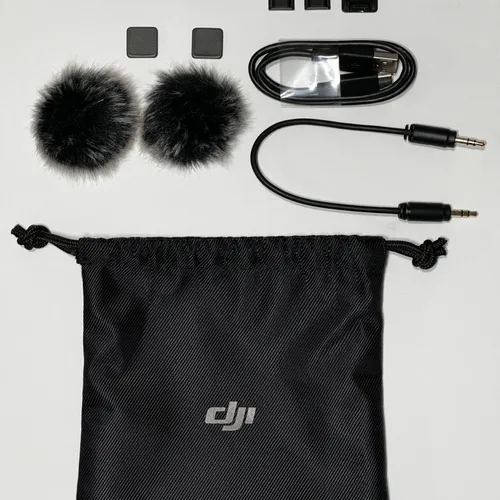 thumbnail-3 for DJI Mic 2-Person Digital Wireless Microphone w/ ALL ACCESSORIES  **VERSION 1**