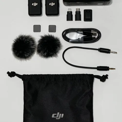thumbnail-0 for DJI Mic 2-Person Digital Wireless Microphone w/ ALL ACCESSORIES  **VERSION 1**