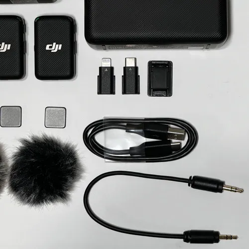 thumbnail-2 for DJI Mic 2-Person Digital Wireless Microphone w/ ALL ACCESSORIES  **VERSION 1**