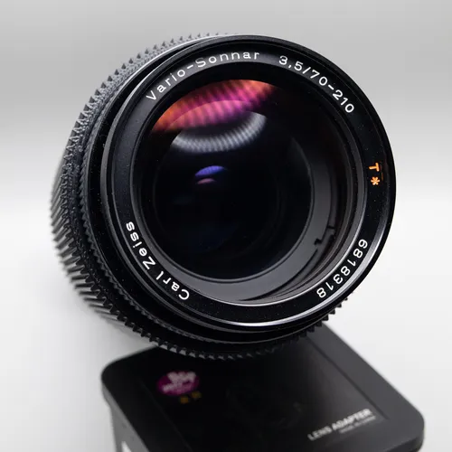 thumbnail-2 for Contax Zeiss 70-210mm f/3.5 AEG Vario-Sonnar Zoom Lens w/ Follow Focus Gears