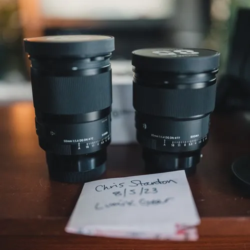 thumbnail-0 for Sigma DG DN L Mount Primes (35mm 1.4 and 85mm 1.4)