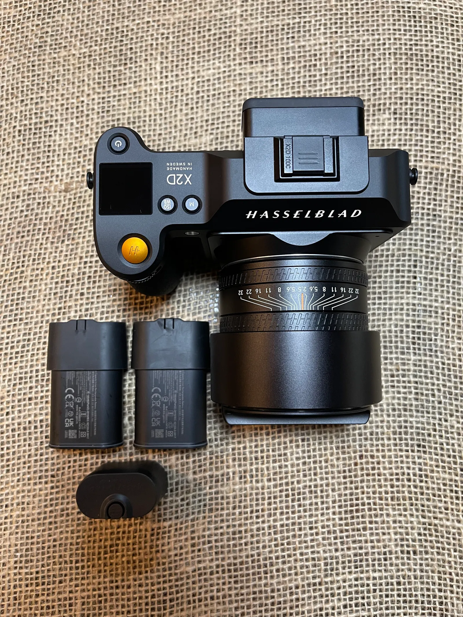 Hasselblad X2D 100C with XCD 2.5/55V Lens & 2 Extra Batteries From 