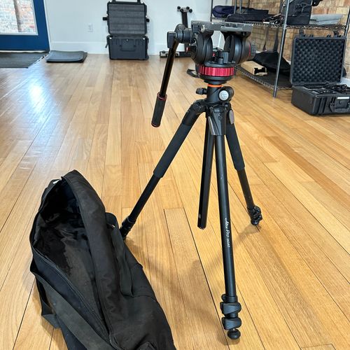 thumbnail-1 for Alta Pro 263AT Tripod Legs with Manfrotto 502 HD Fluid Head