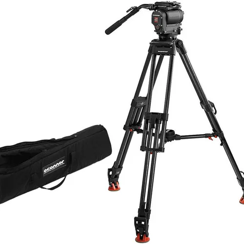 thumbnail-3 for O’Connor Tripod 1030D Head 30L, Molded Case 8144 & Soft Carrying Case