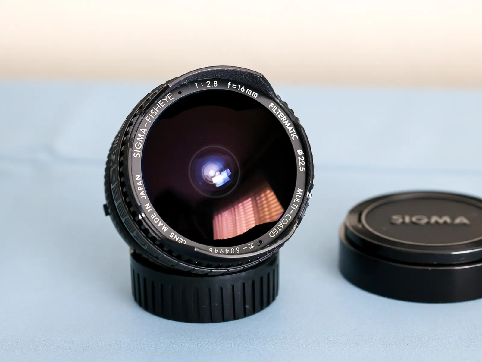 Sigma 16mm 2.8 filtermatic fisheye lens for Nikon F