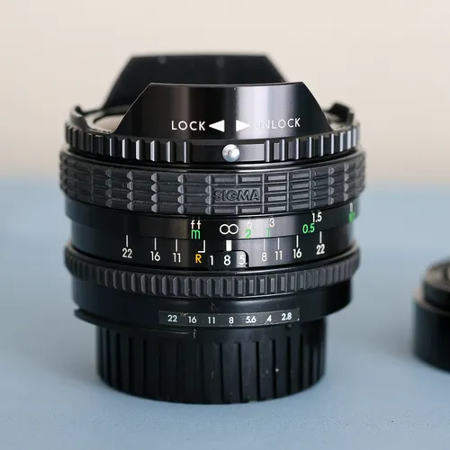 thumbnail-1 for Sigma 16mm 2.8 filtermatic fisheye lens for Nikon F