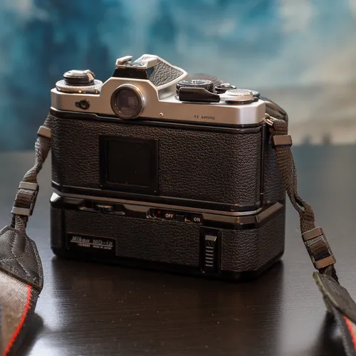 Nikon FE with MD-12 motor drive and zoom lens From Ethan's Gear