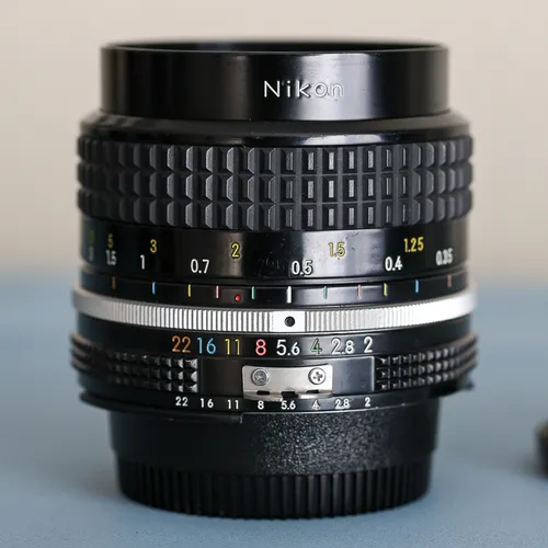 thumbnail-0 for Nikon Nikkor 24mm f2 AI, wide angle prime lens