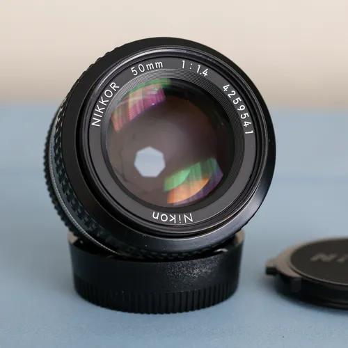 thumbnail-1 for Nikon 50mm 1.4 AI Standard Prime Lens