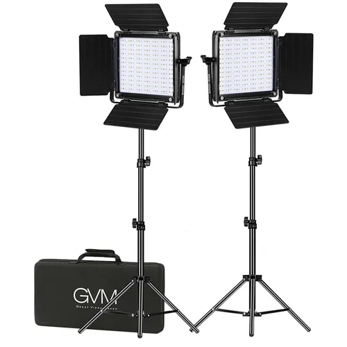 thumbnail-0 for GVM 800D-RGB LED Light Panel (2-Light Kit)