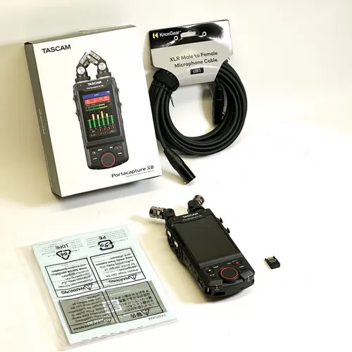 thumbnail-4 for Tascam Portacapture X8 8-Track 32-BIT FLOAT Handheld Multi-Recorder + BLUETOOTH