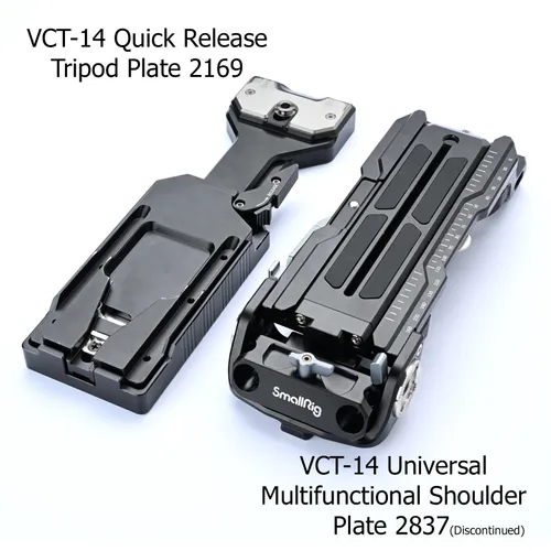 thumbnail-2 for SmallRig Sony VCT-14 Universal Multifunctional Shoulder Kit 3169 + VCT-14 Quick Release Tripod Plate 2169