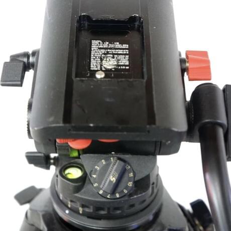 Sachtler DV 8/100 SB Fluid Head, 100L Carbon Tripod, Ground Spreader